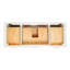 Ensemble de meuble-lavabo simple 54 po avec plateau en marbre de Carrare Aberdeenshire-85364000