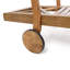 Chaise longue inclinable avec table Ivo