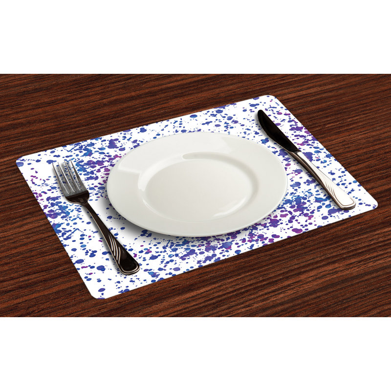 Polyester Abstract Rectangle Placemat