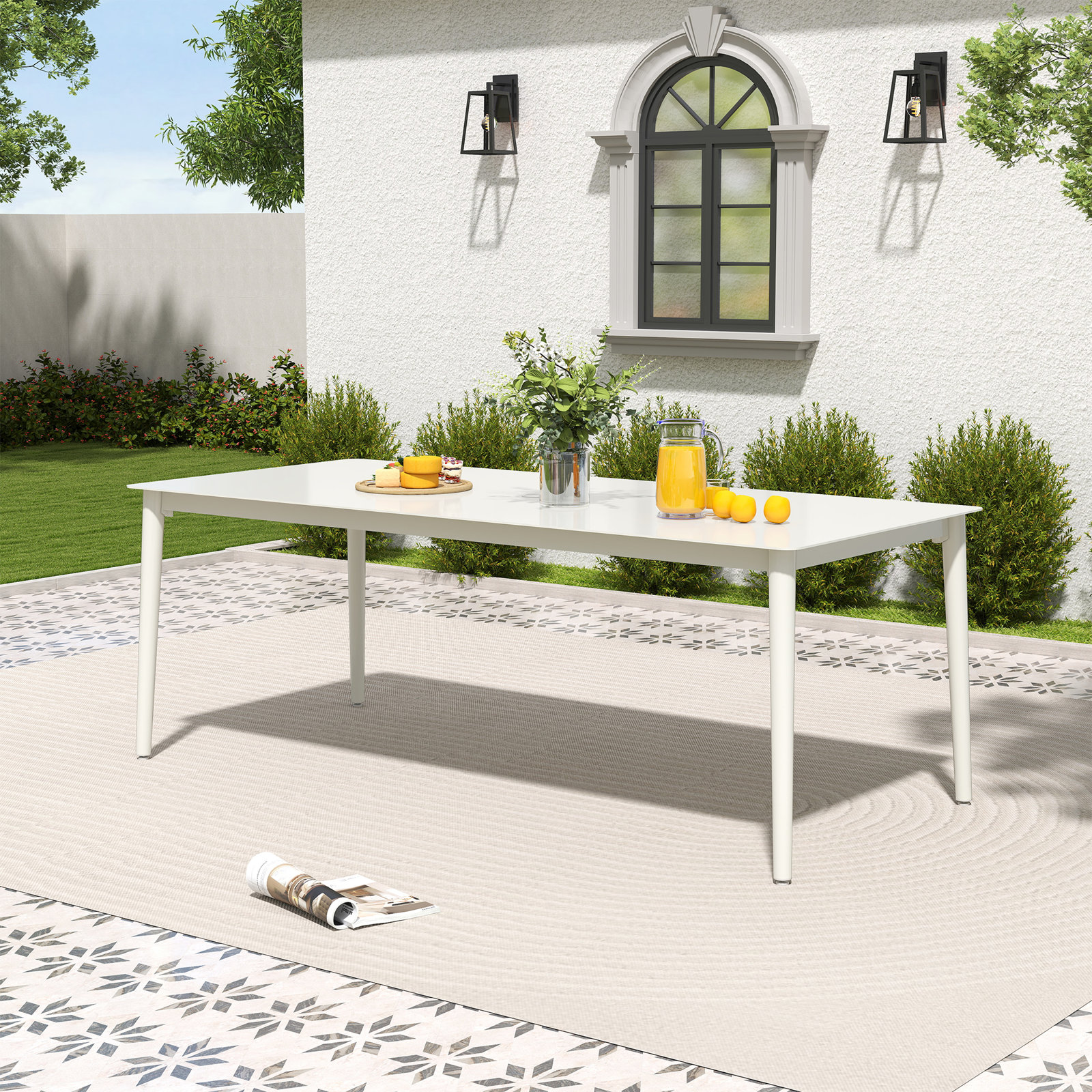 Silvie 18" Patio Dining Table