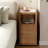 Simple Solid Wood Movable Side Table
