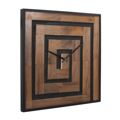 Helix Metal Analog Clock