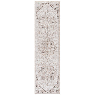 Lunara Power Loom Polyester; Jute/Sisal; Polypropylene Plastic Oriental Indoor Rug