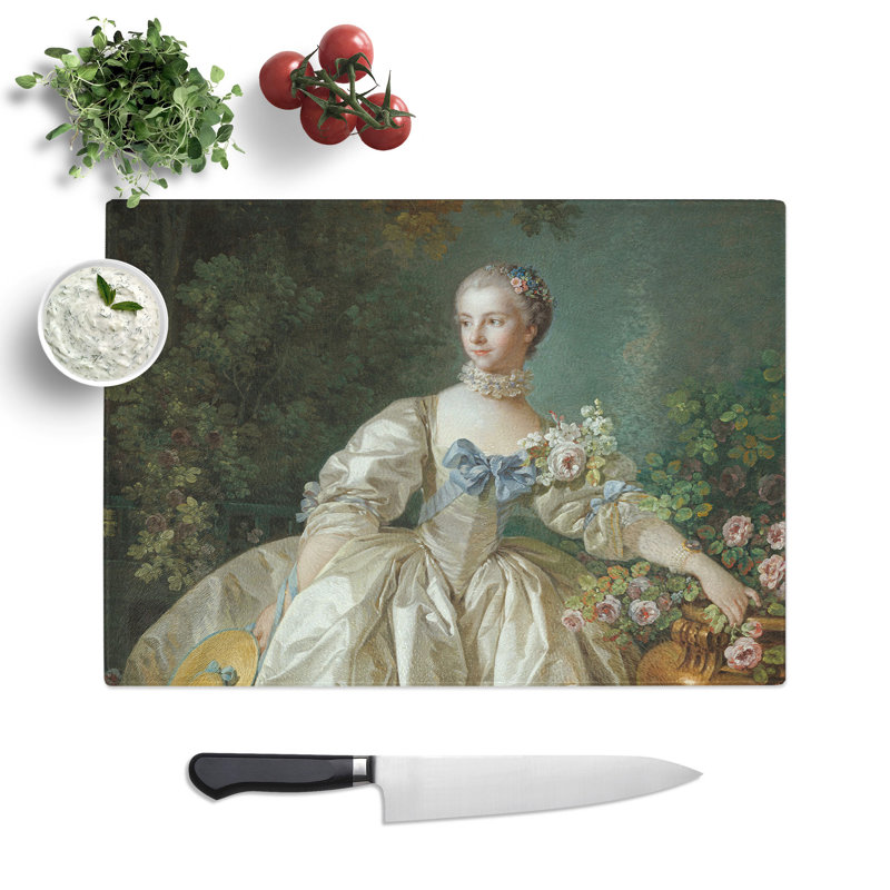 Madame Bergeret by Francois Boucher Chopping Board, 0.4cm H x 28.5cm W x 39cm L