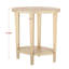Table de bout ovale en bois massif-658417564