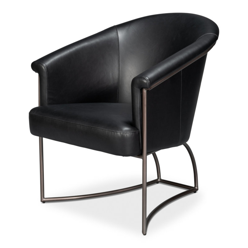 Chaise en cuir Nagel
