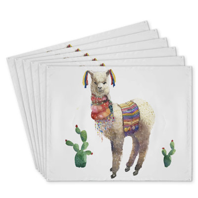 Lama Parade Polyester Andaluss Set of 6 - Home Decor Essentials