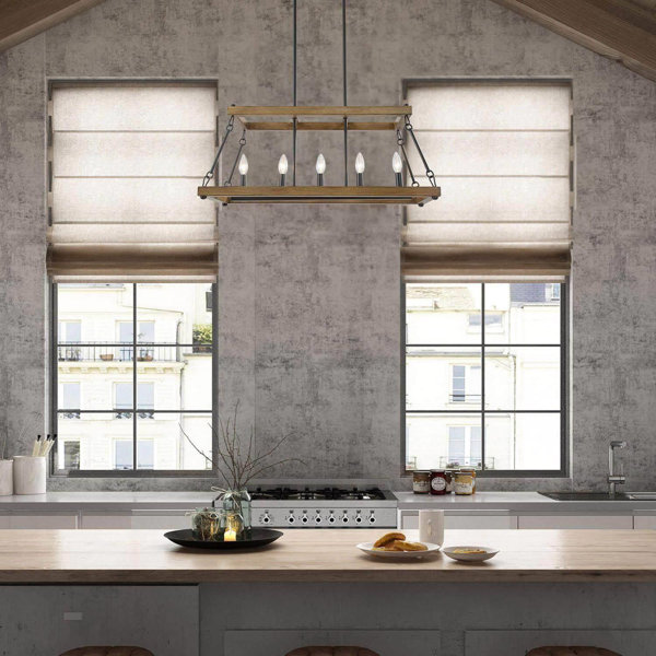 Gracie Oaks Moulton 5 - Light Kitchen Island Pendant & Reviews | Wayfair