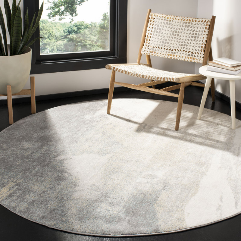 Tiberius Abstract Area Rug, Round 201 cm