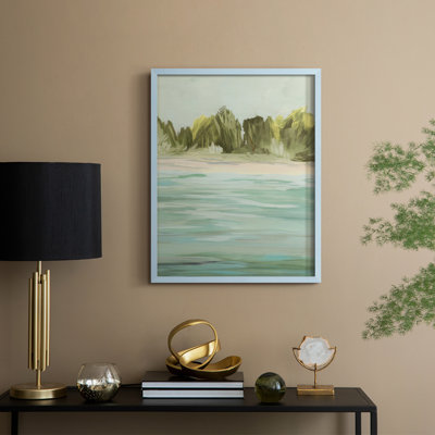 Offshore Horizon II, reproduction encadrée - bois massif
