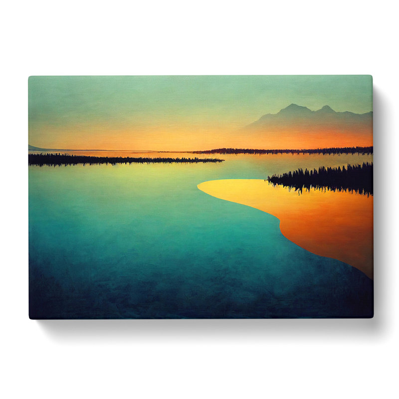 Lake Mountains Vol.1 - Wrapped Canvas, 50cm H x 76cm W x 3cm D