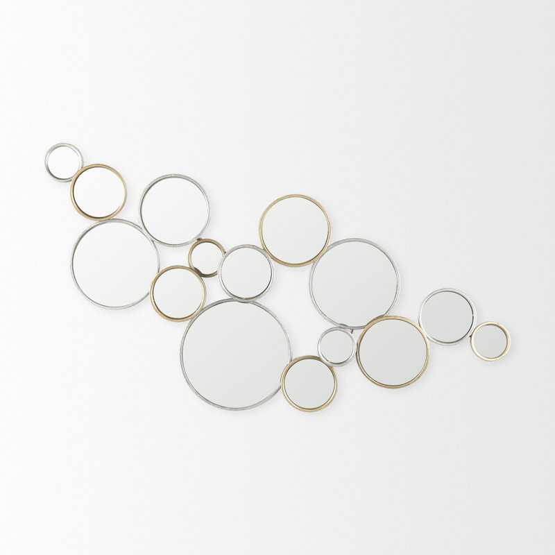 Ostrowski Metal Round Mirror