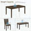 Ensemble de table de salle à manger 6 pièces avec banc et chaises, ensemble de table à manger en bois pour 6 personnes, ensemble de table de salle à manger de style rustique pour 6 personnes
