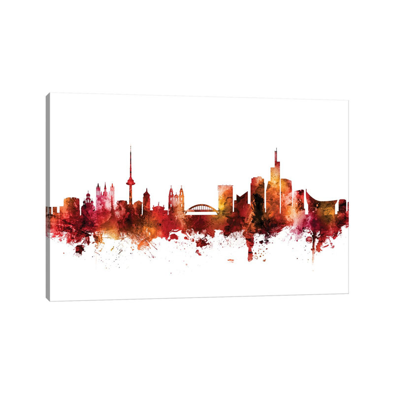 Vilnius, Lithuania Skyline by Michael Tompsett - Wrapped Canvas Gallery-Wrapped Canvas Giclée
