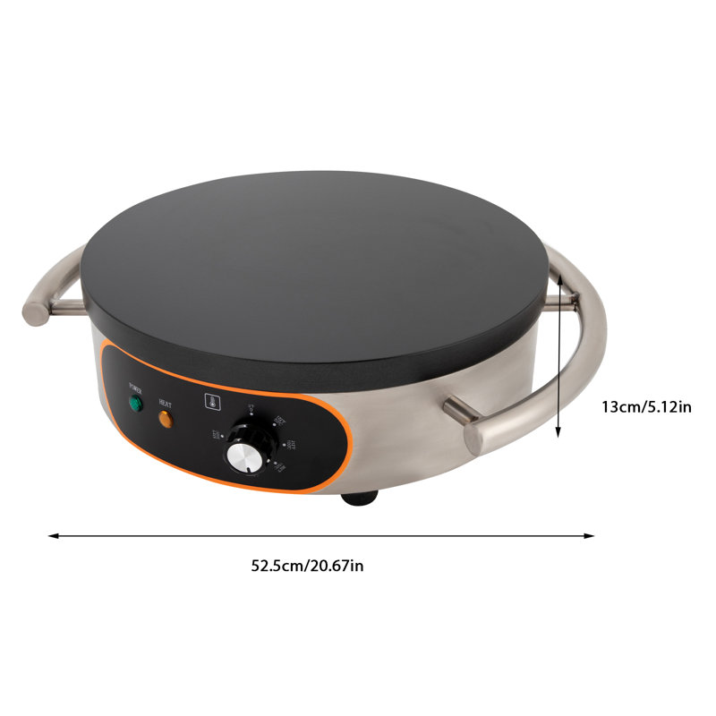16" Single Pan Crepe Maker Large Pancake Machine