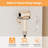 Adriel 43.3"w Makeup Vanity With Lights, Mirror Cabinet, 9 Drawers & Power Outlet