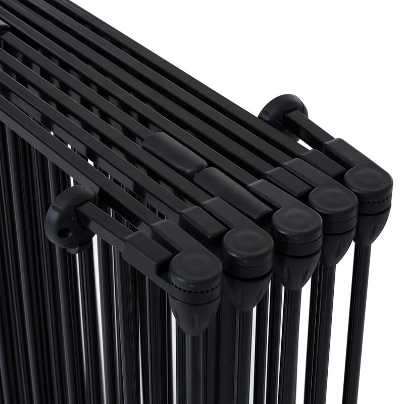 Barrière de sécurité 8 panneaux (noir)