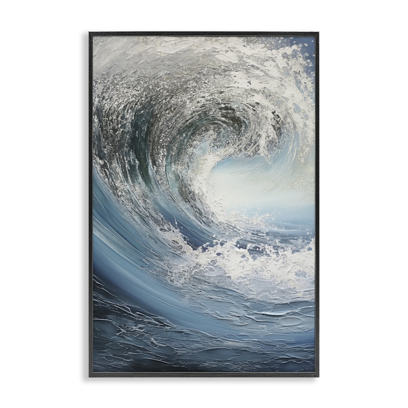 Giclée argentée, art giclée par Annabelle Hall, H 18 po x l 12 po, Giclée encadrée noir minuit
