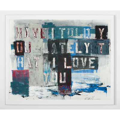 «Have I Told You Lately» par Robert Robinson - Peinture encadrée sur papier
