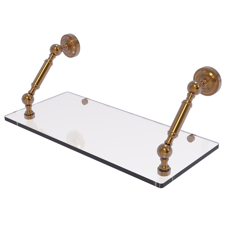 Tablette flottante Marchmont, H 7,3 po x l 18 po x P 8 po, Bronze brossé