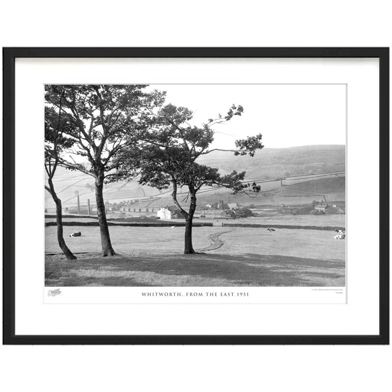 Whitworth, From The East 1951 - Single Picture Frame Print, 60cm H x 80cm W x 2.3cm D