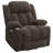 Beca Dark Brown Upholstered Power Lift Recliner Chair-2082838166