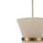Claretta 2-Light Metal Single Pendant with Cotton Shade-2107560790