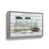 Cadre flottant gris et blanc