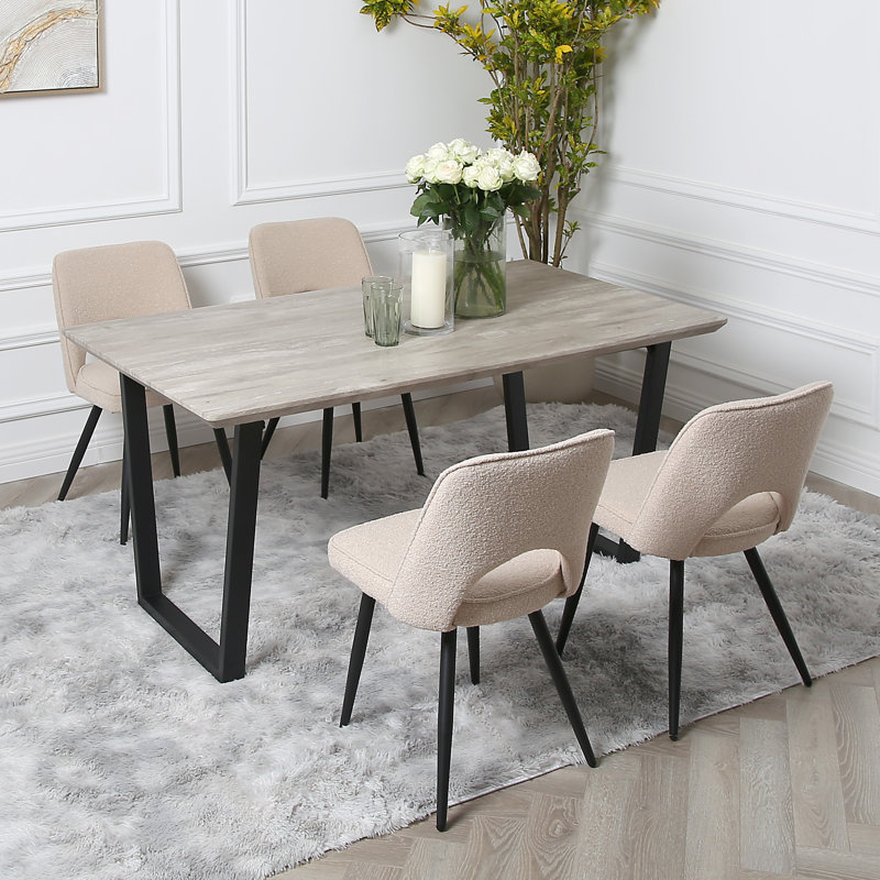 Asfand 4 - Person Dining Set