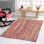 L'Oasis Striped Jute / Sisal Hand Woven Area Rug-996631185
