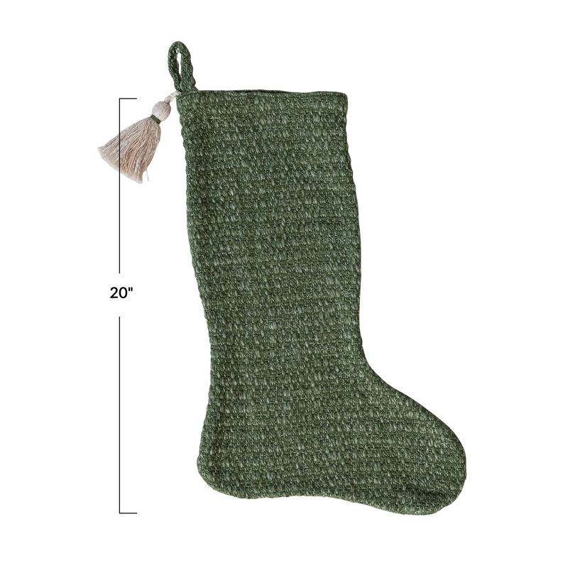 Chaussette de Noël à pampilles