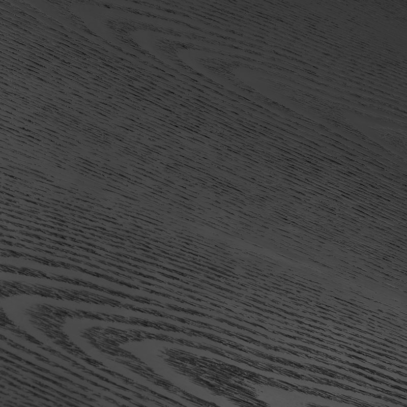 Table de salle à manger Adara, Noir mat