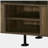 Ensata II Rustic Oak & Black Finish TV Stand