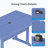 Patio Dining Table Hdpe All-weather-392552606