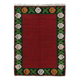 Vintage One-of-a-Kind 6'11X9'7 Hand Knotted Area Rug