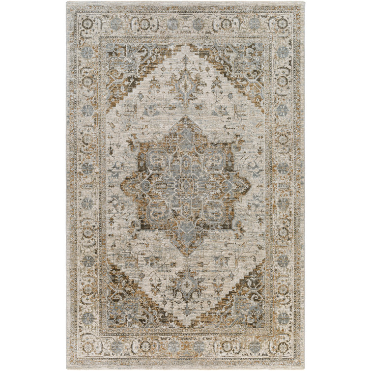 Tapis oriental brun / bleu Hoeft