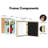 Wiedeman Kids Art Frame 10 x 12.5” with 8.5 x 11” Mat - Composite Wood with Glass (Set of 2)-1743790830