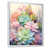 White Floater Framed