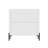32" Accent Concise Cabinet In White