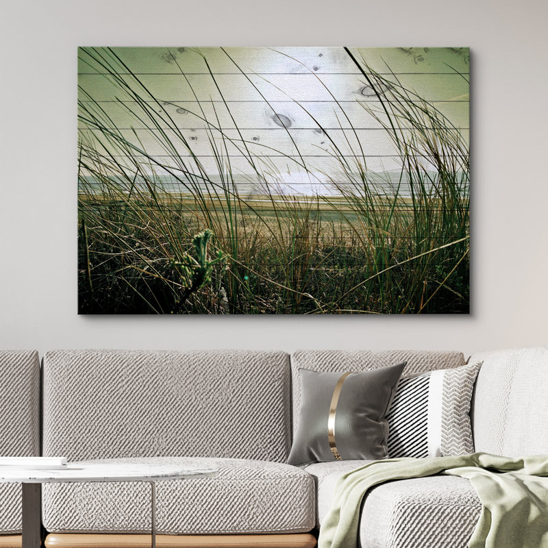 Art mural sur toile IDÉE4WALL, scène romantique de la mer, œuvre d'art encadrée, H 12 po x l 18 po