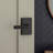 Mirada Reeded Bed/Bath Lever w/ Rectangular Rose-113966893