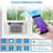 Smart 10000 BTU Window Air Conditioner, WiFi App & Remote Control, Fast Cooling for Up to 450 Sq.Ft, Dehumidifier, 3-Speed Energy Saving Window AC, Timed Operation, Easy Install,Efficient Room Cooling
