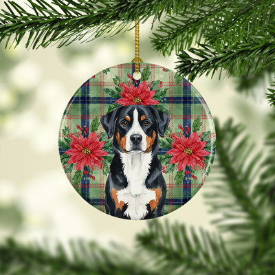 Ornement en forme de poinsettia
