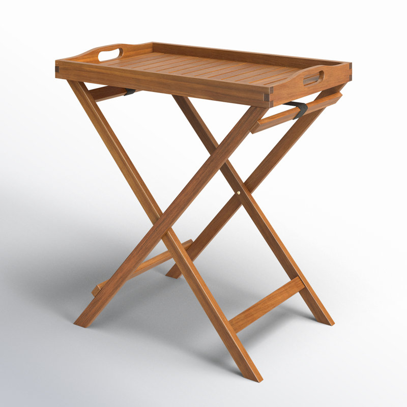 Table d'appoint extérieure Averey L 26,77 po x l 17,32 po