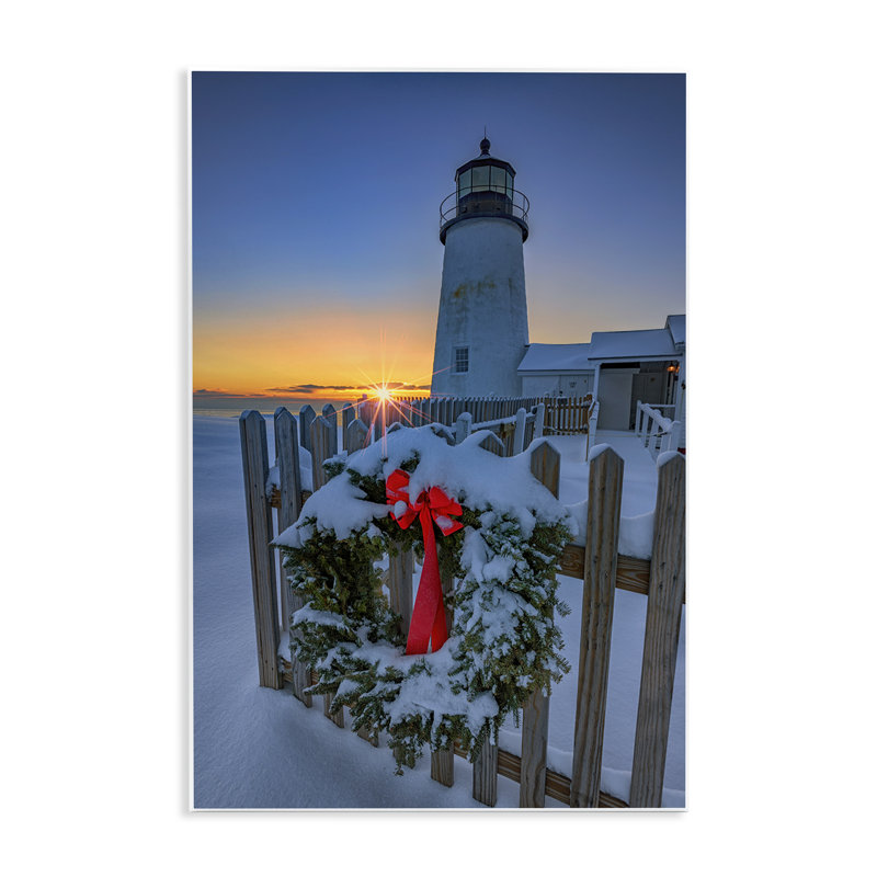 «Christmas Beach Lifehouse» par Rick Berk, H 15 po x l 10 po