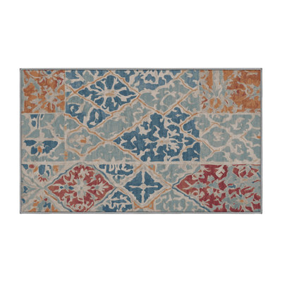 Machine Washable Gray Area Rug