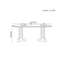 Retro fashion dining table-893127285