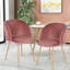 Chaises d'appoint de salle à manger en velours 18,9 po Raegan-358184291-368072713