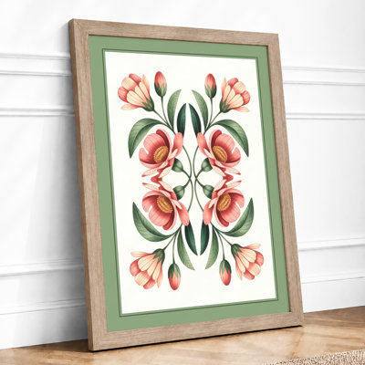 Symmetrical Study Botanical - Framed Print