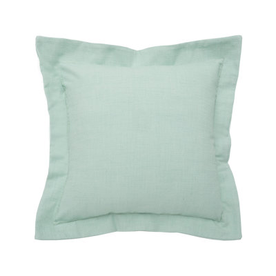 Seaglass Flange Throw Pillow